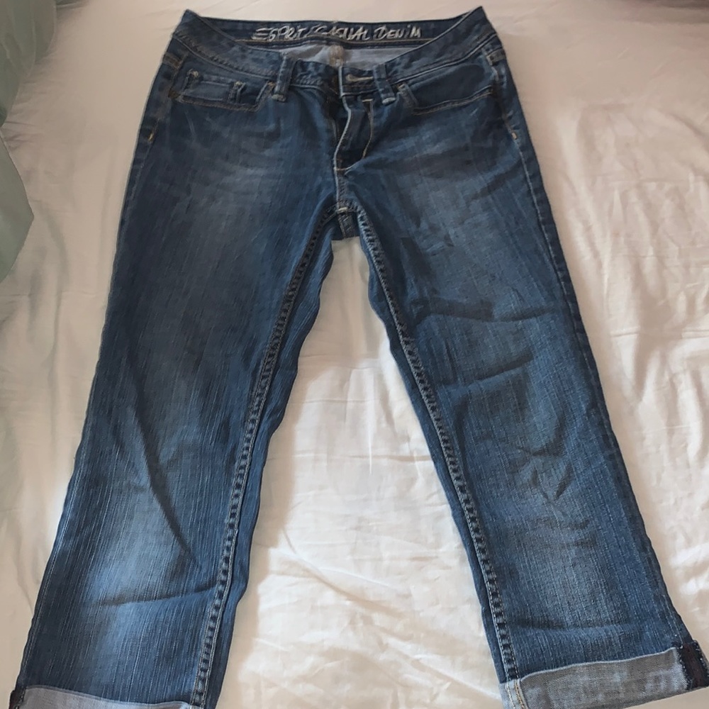 Esprit casual denim Capri jeans! 👖